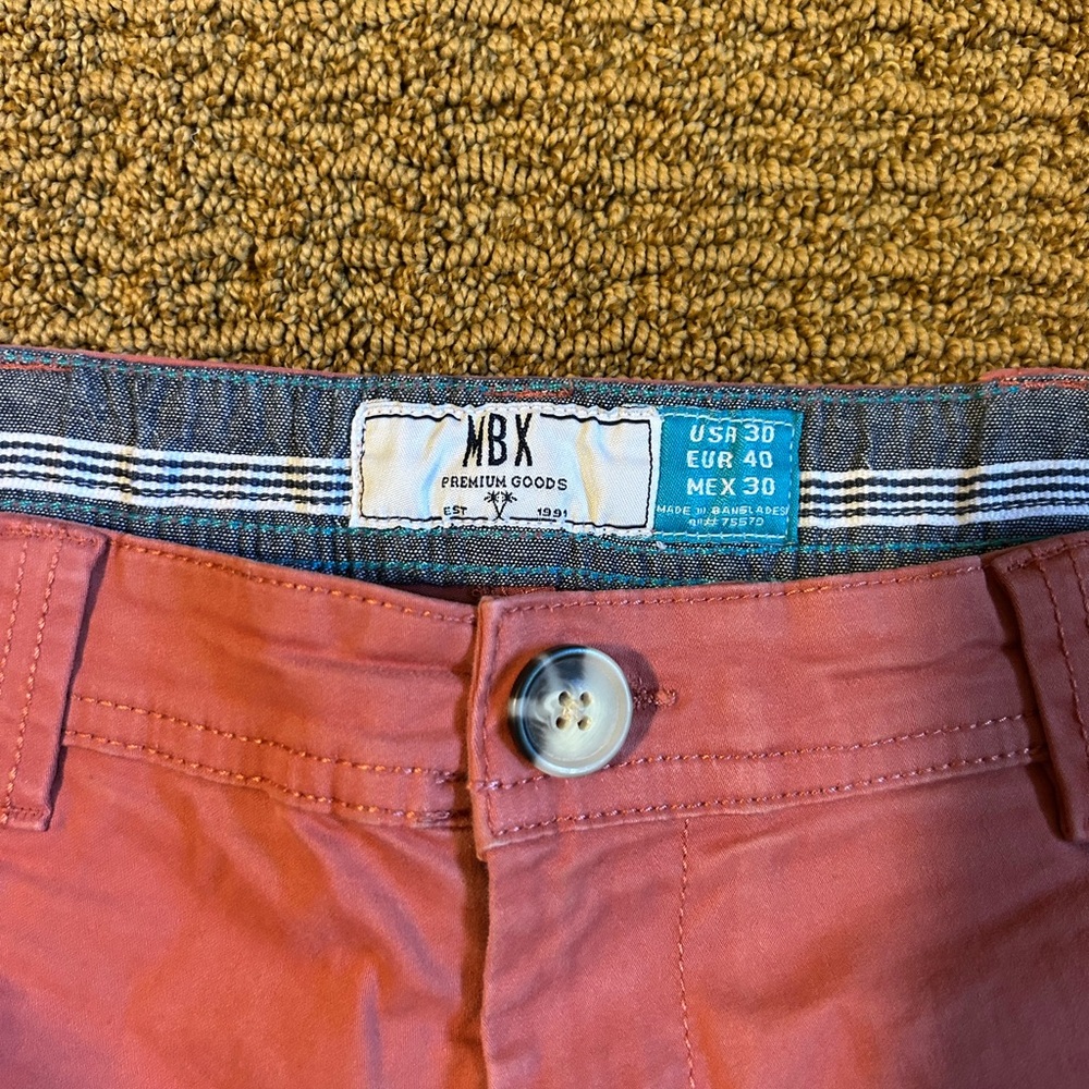 Men’s MBX Coral Casual Shorts - Picture 2 of 3